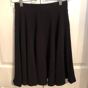 Kathy black flowy skirt. Elastic waistband